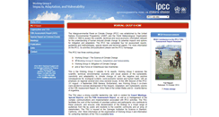 Desktop Screenshot of ipcc-wg2.org